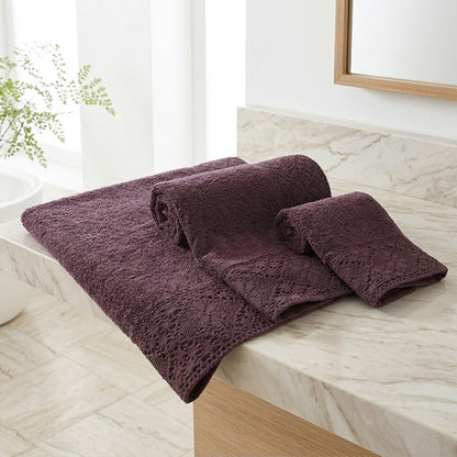 Набір рушників махрових 3 шт (140х70, 90х50, 50х32 см) Maison D'or Naturella, / Комплект рушників / Махрові рушники