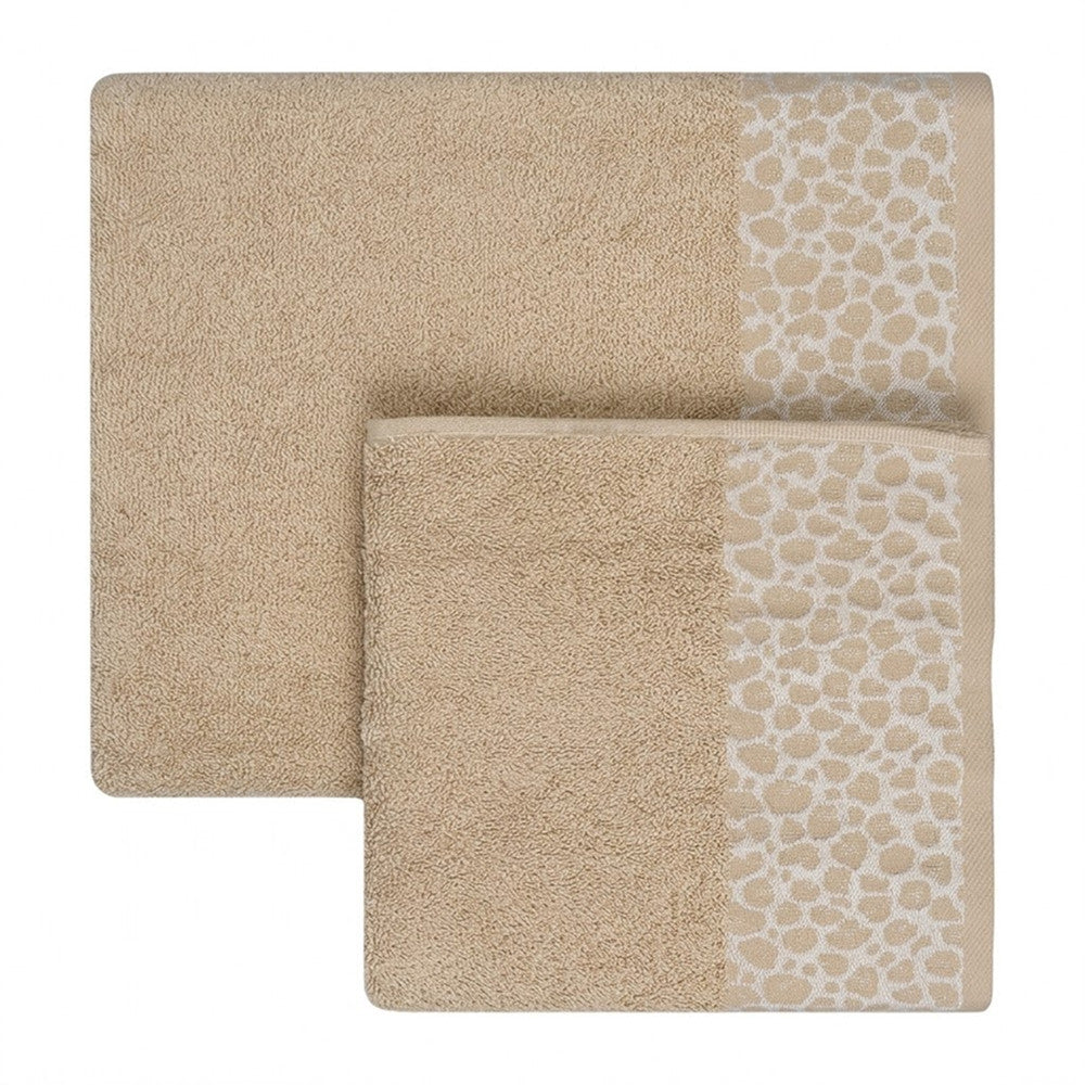 Махрові рушники в наборі, 2шт, 90х50см, 140х70см, Cottonize, / Бавовняні рушники з махри / Рушники коттонові