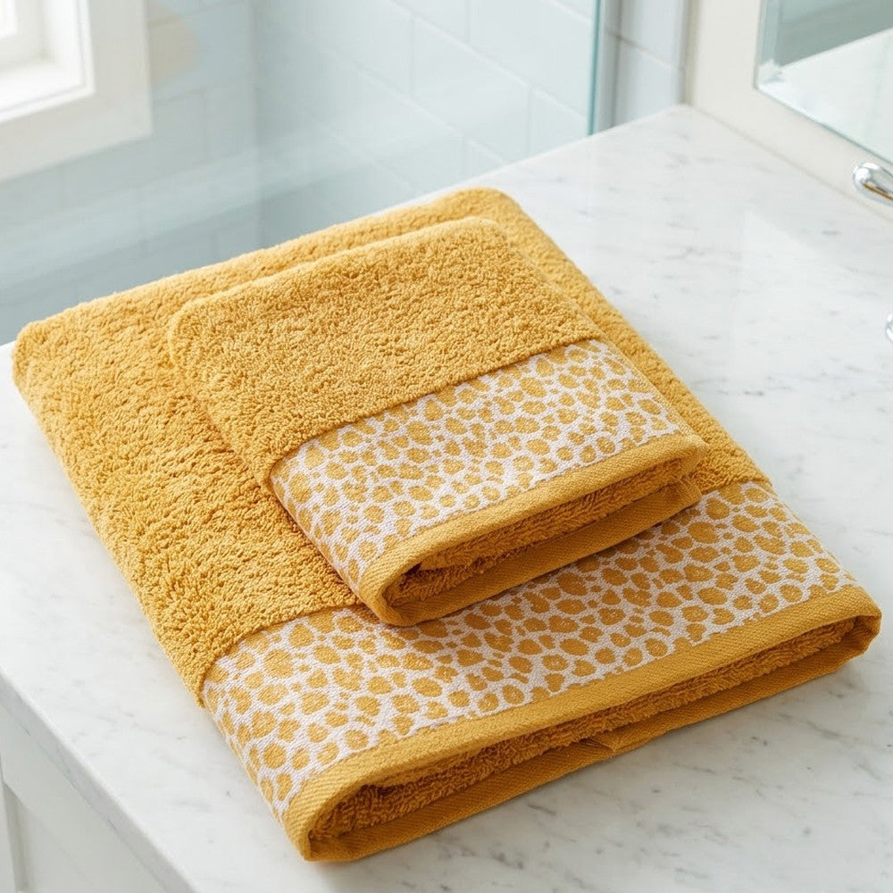 Махрові рушники в наборі, 2шт, 90х50см, 140х70см, Cottonize, / Бавовняні рушники з махри / Рушники коттонові