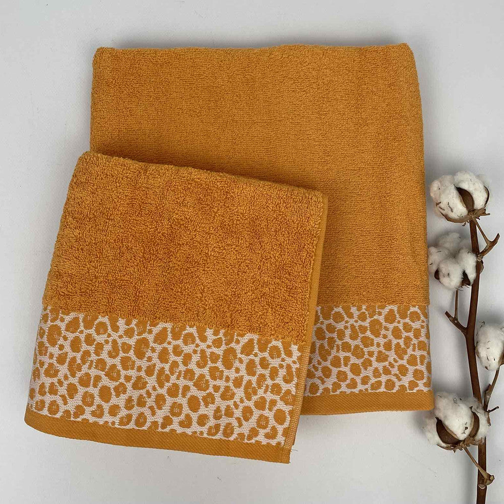 Махрові рушники в наборі, 2шт, 90х50см, 140х70см, Cottonize, / Бавовняні рушники з махри / Рушники коттонові