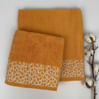 Махрові рушники в наборі, 2шт, 90х50см, 140х70см, Cottonize, / Бавовняні рушники з махри / Рушники коттонові