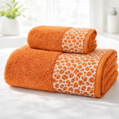 Махрові рушники в наборі, 2шт, 90х50см, 140х70см, Cottonize, / Бавовняні рушники з махри / Рушники коттонові
