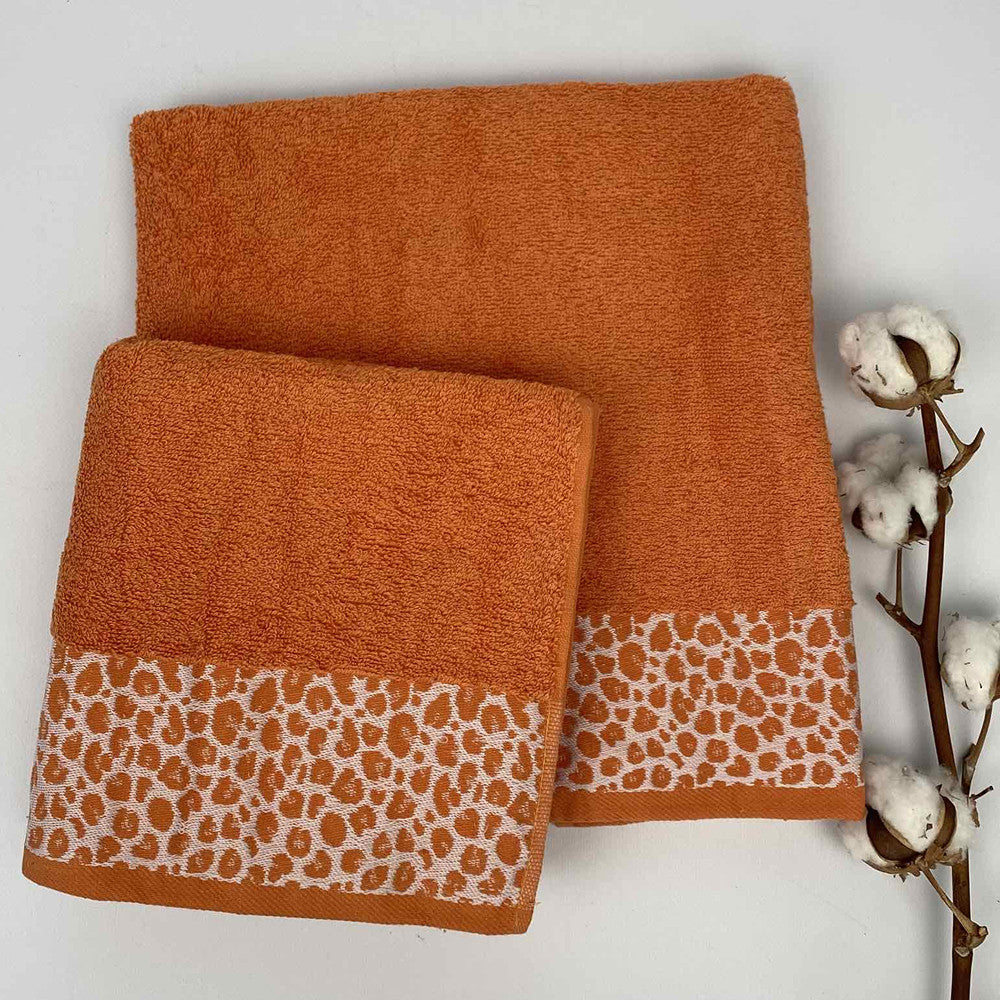 Махрові рушники в наборі, 2шт, 90х50см, 140х70см, Cottonize, / Бавовняні рушники з махри / Рушники коттонові