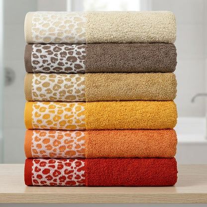Комплект рушників бавовняних, 6шт, 140х70см, Cottonize / Набір махрових рушників / Махрові рушники з бавовни