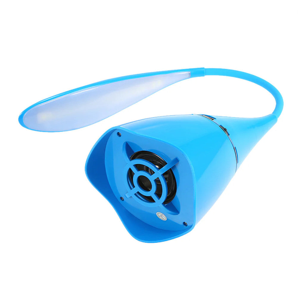 Настільна акумуляторна LED лампа 4,5 Вт, Bluetooth ( 20х10,7х10,2см) USB, Синя / Світлодіодна лампа / Сенсорна лампа