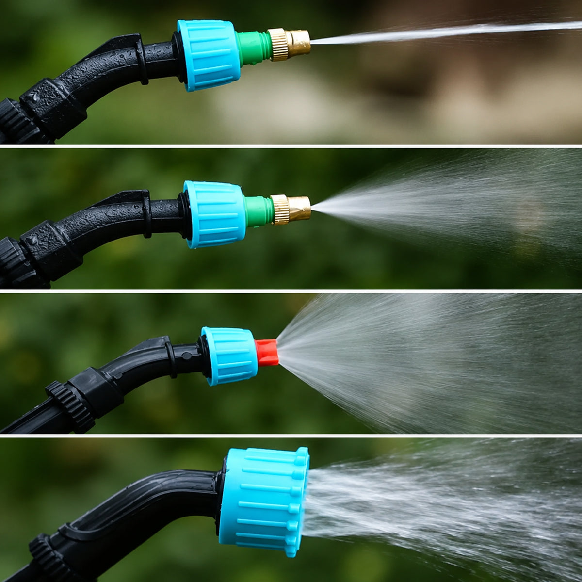 Акумуляторний обприскувач з 3 насадками, 1800mAh, USB, Чорний / Оприскувач садовий / Електрооприскувач