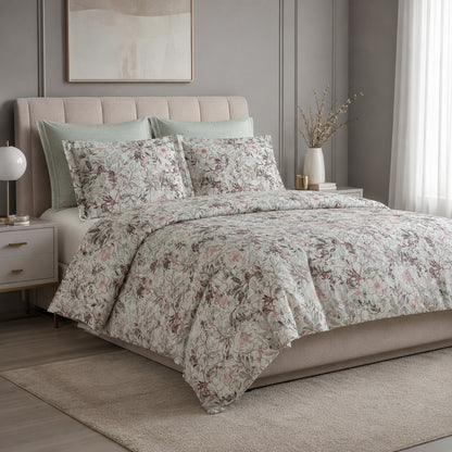 Набір постільної білизни двоспальний євро, тенсел, Deira Green / Постільна білизна / Євро комплект постілі / Двоспальна постіль