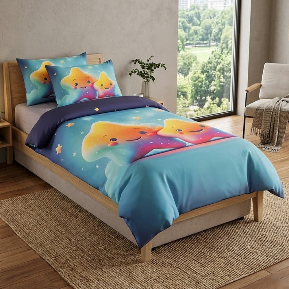 Дитяча постільна білизна полуторна з фланелі, Colorful Home / Постільна білизна підліткова / Постіль для дітей