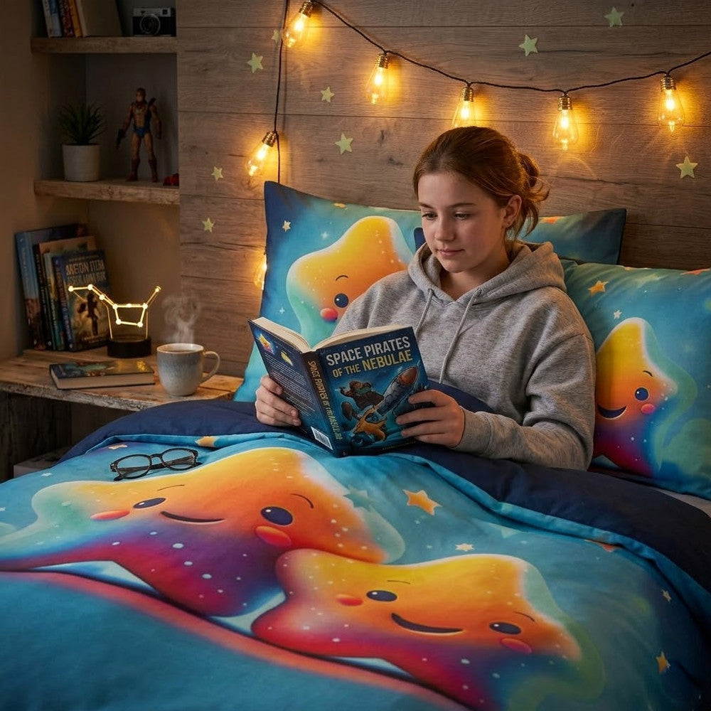 Дитяча постільна білизна полуторна з фланелі, Colorful Home / Постільна білизна підліткова / Постіль для дітей
