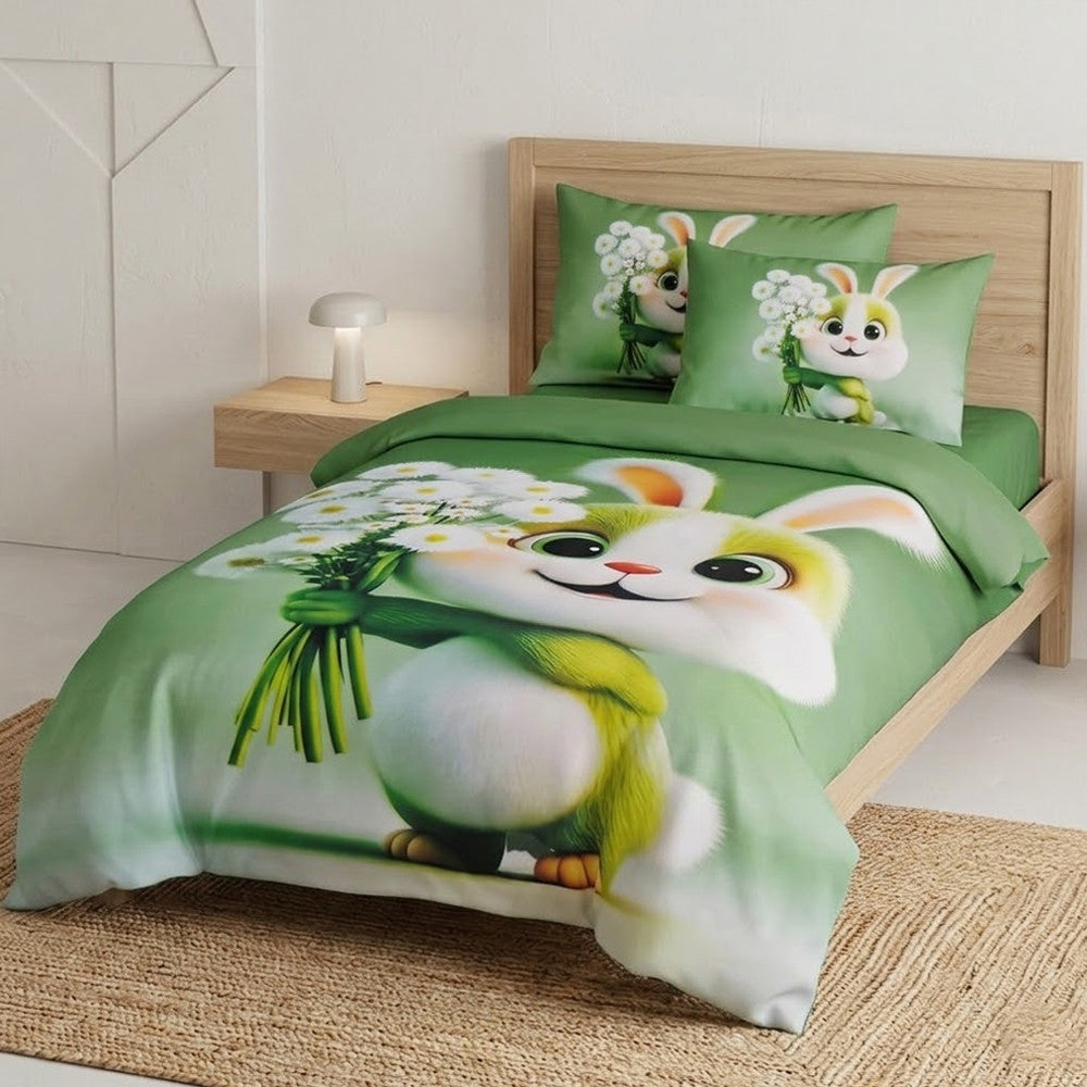 Дитяча постільна білизна полуторна з фланелі, Colorful Home / Постільна білизна для дітей / Постіль півтораспальна для підлітка
