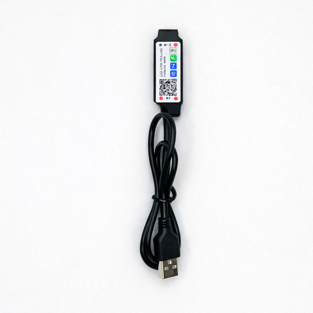 Світлодіодна стрічка, від USB і пульт, Rgb, Чорний / LED-стрічка для декору / Розумна RGB стрічка / Лед стрічка