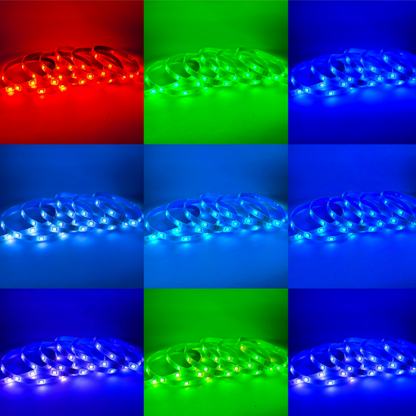 Світлодіодна стрічка, від USB і пульт, Rgb, Чорний / LED-стрічка для декору / Розумна RGB стрічка / Лед стрічка