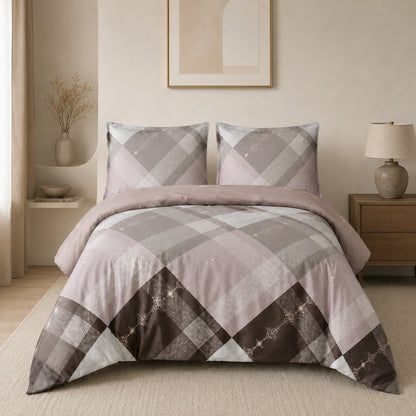 Постільна білизна півтораспальна, фланель, Colorful Home 82 / Байкова постіль / Комплект постільної білизни / Фланелева постіль