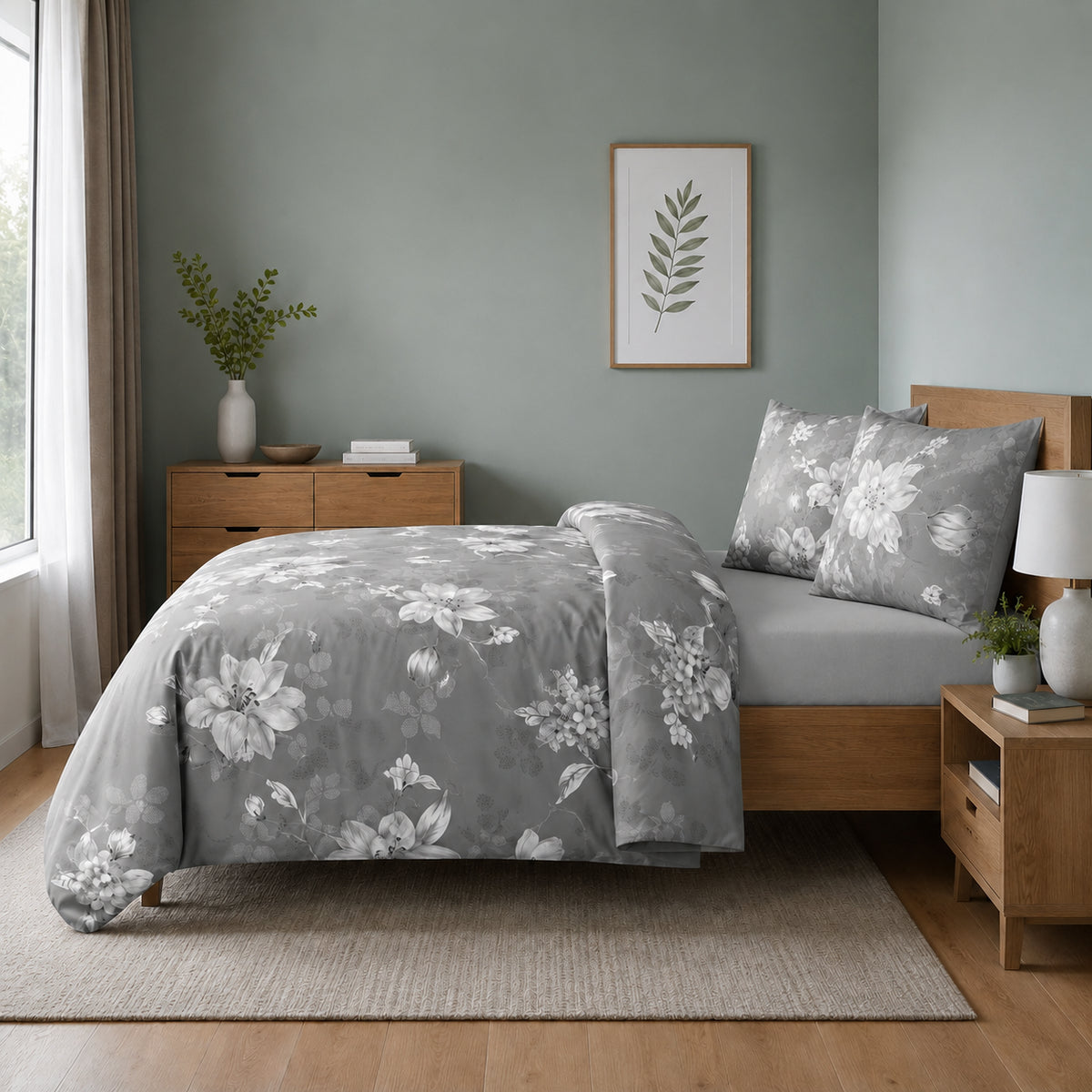 Комплект постільної білизни півтораспальної, фланель, Colorful Home 79 / Байковий набір постілі / Фланельная постель