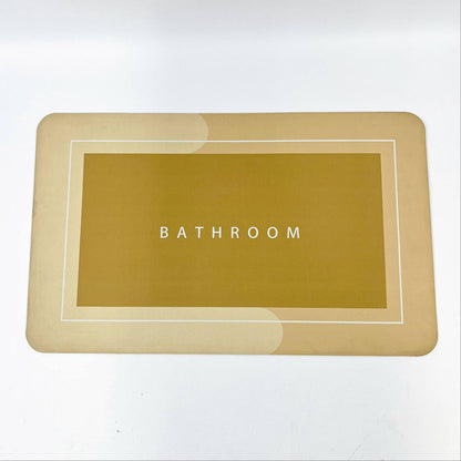 Водопоглинаючий килимок для ванної 79х47 см, BATHROOM, / Антиковзний килимок у ванну