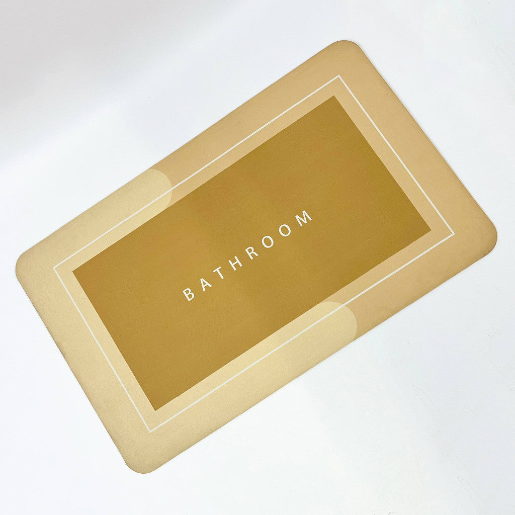 Водопоглинаючий килимок для ванної 79х47 см, BATHROOM, / Антиковзний килимок у ванну
