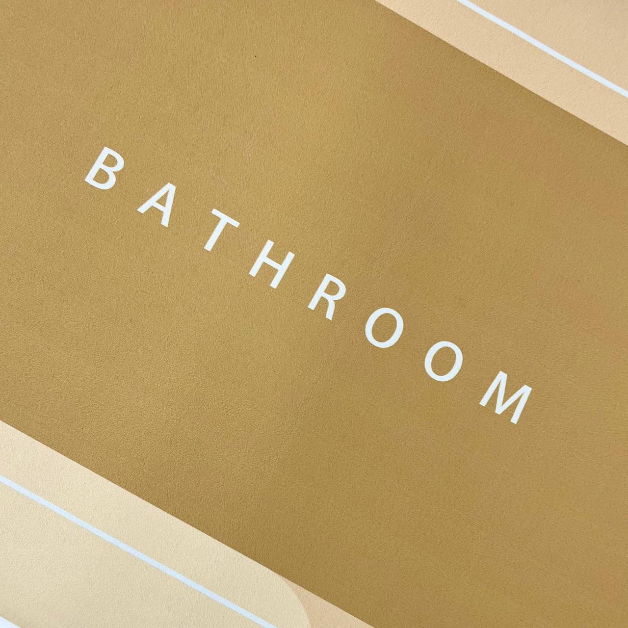 Водопоглинаючий килимок для ванної 79х47 см, BATHROOM, / Антиковзний килимок у ванну