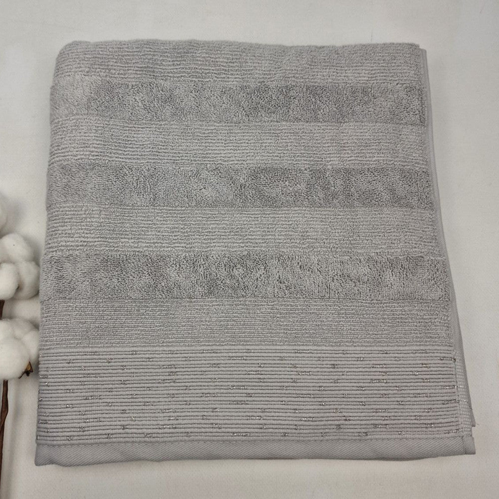 Рушник махровий банний, 140х70 см, Pupilla Sedef, / Банний рушник з бавовни / Махровий рушник