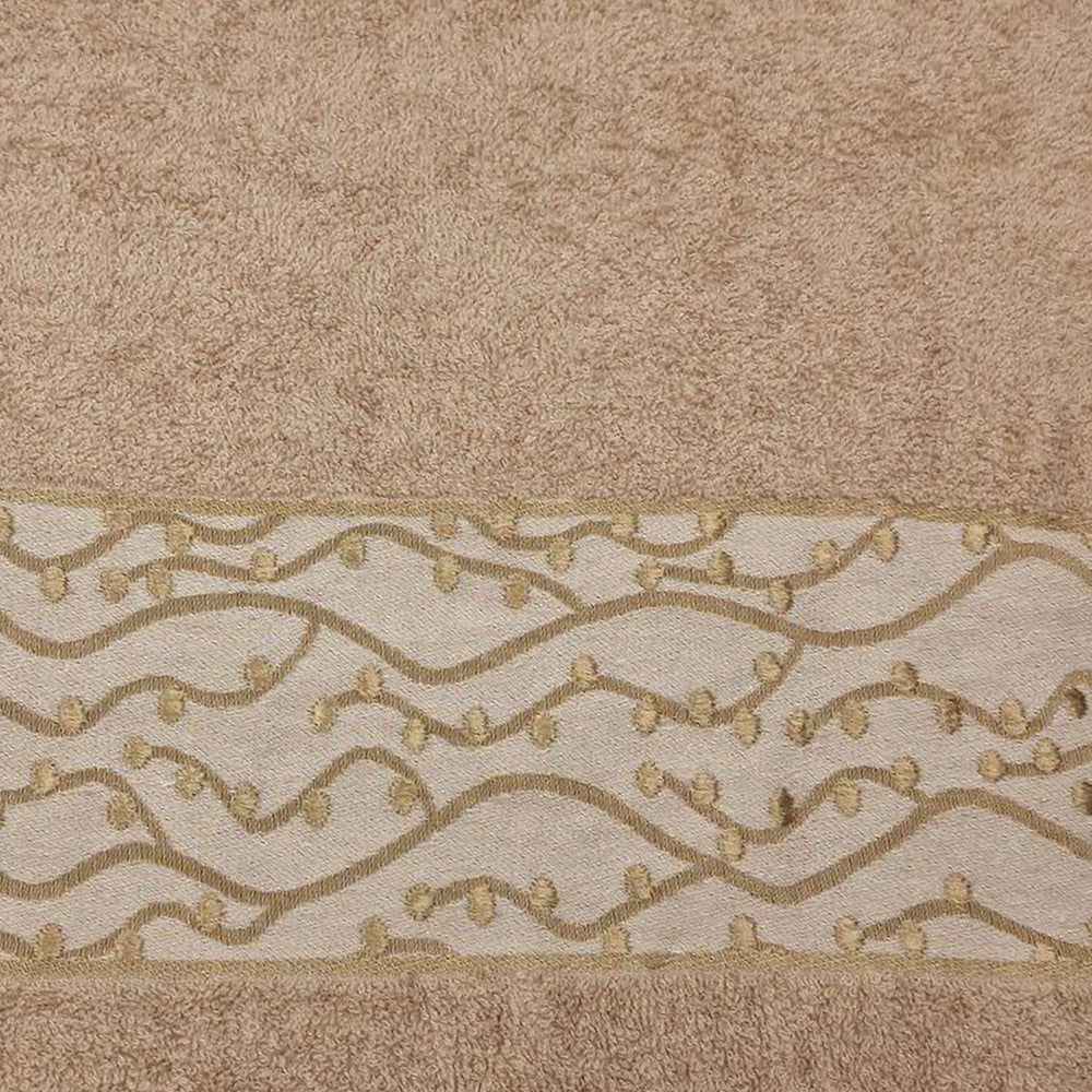 Рушник махровий банний, 140х70см, Philippus Moss Cotton Damla, / Рушник з бавовни / Банний рушник