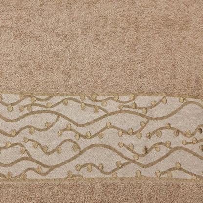 Рушник махровий банний, 140х70см, Philippus Moss Cotton Damla, / Рушник з бавовни / Банний рушник