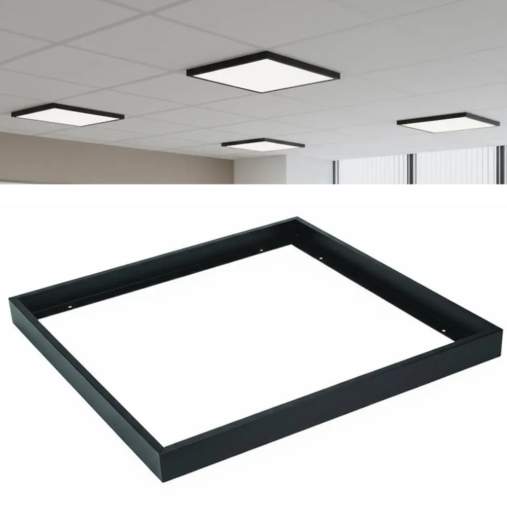 Накладна рамка для LED панелі, 59,5x59,5 см / Рамка для монтажу LED панелі / Рамка для світлодіодної панелі