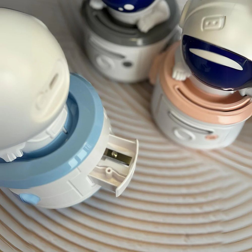 Настільна лампа LED Mini Lamp Space зі стругачкою для олівців і скарбницею, / Лампа-нічник / Світильник для дітей
