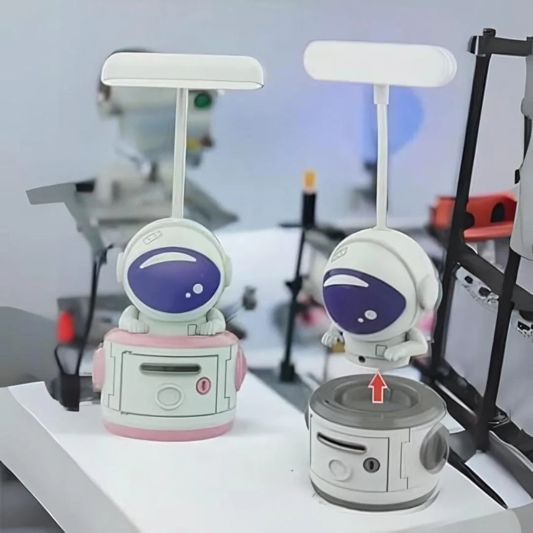 Настільна лампа LED Mini Lamp Space зі стругачкою для олівців і скарбницею, / Лампа-нічник / Світильник для дітей