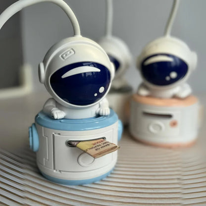 Настільна лампа LED Mini Lamp Space зі стругачкою для олівців і скарбницею, / Лампа-нічник / Світильник для дітей