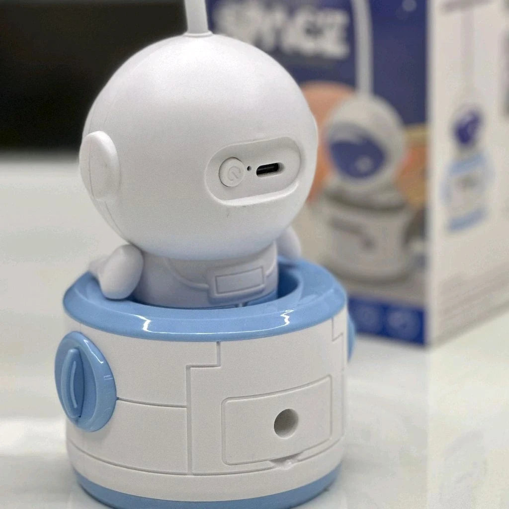 Настільна лампа LED Mini Lamp Space зі стругачкою для олівців і скарбницею, / Лампа-нічник / Світильник для дітей