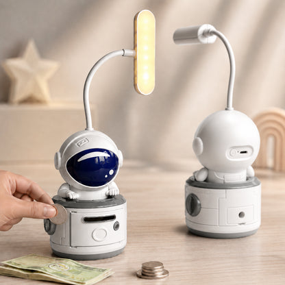 Настільна лампа LED Mini Lamp Space зі стругачкою для олівців і скарбницею, / Лампа-нічник / Світильник для дітей