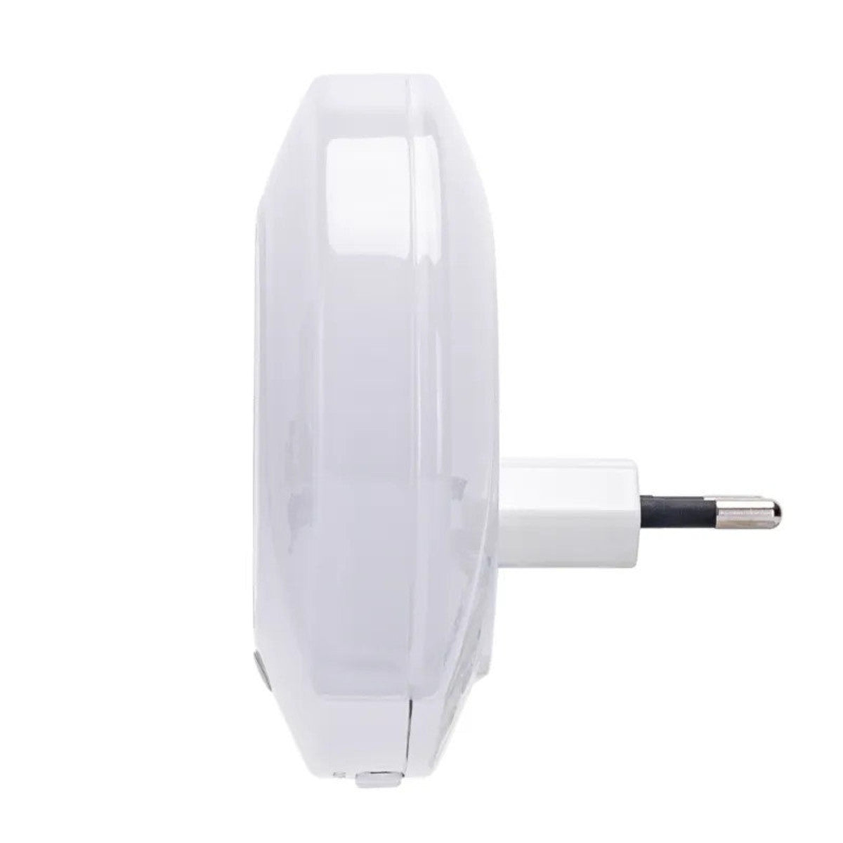 LED нічник у розетку з датчиком світла та 2 USB, Білий / Світильник нічного світла / Дитячий нічник