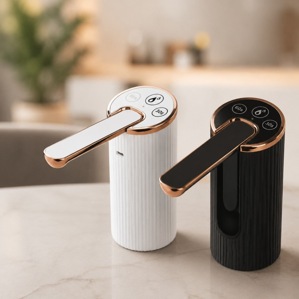 Автоматична помпа для води, USB, Чорний / Диспенсер для води / Електропомпа сенсорна / Дозатор на бутлі