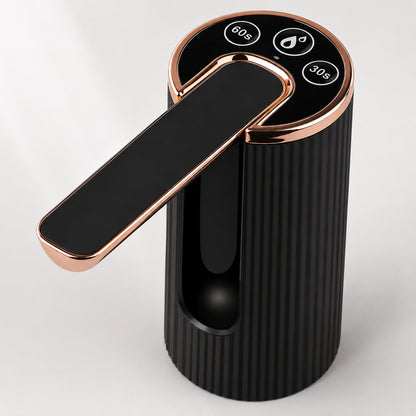 Автоматична помпа для води, USB, Чорний / Диспенсер для води / Електропомпа сенсорна / Дозатор на бутлі