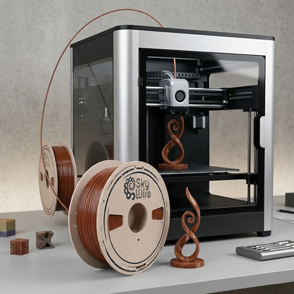 Пластик для 3D друку, PETG, 1кг, 1,75мм, SkyWire / Філамент PETG / Філамент для 3D принтера