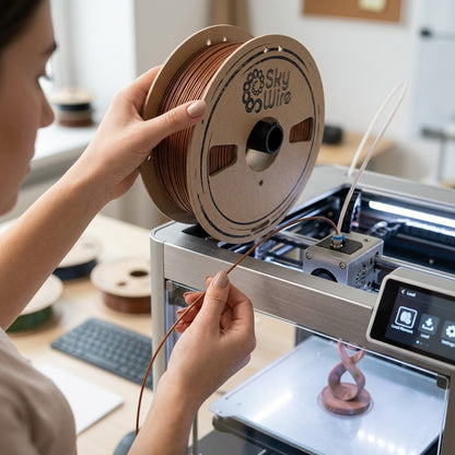 Пластик для 3D друку, PETG, 1кг, 1,75мм, SkyWire / Філамент PETG / Філамент для 3D принтера