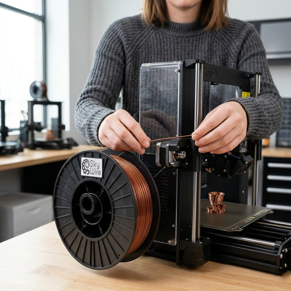 Пластик для 3D друку, PETG, 3кг, 1,75мм, SkyWire / PETG філамент / Філамент для 3D принтера
