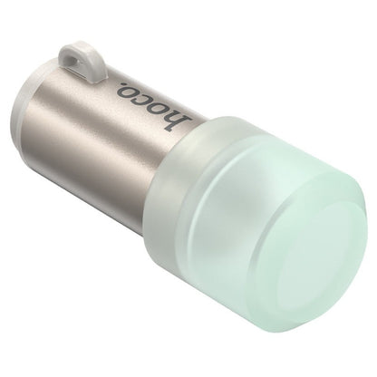 Міні-ліхтарик, USB, Type-C, з розсіювачем та шнурком, UA38A, Золотистий / Портативний LED ліхтарик від павербанка / Адаптер-ліхтар