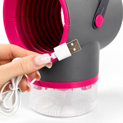 Знищувач комарів та комах до 50м², USB, MA-41, Сірий / Пастка для комарів / Електровідлякувач комарів / Мухоловка
