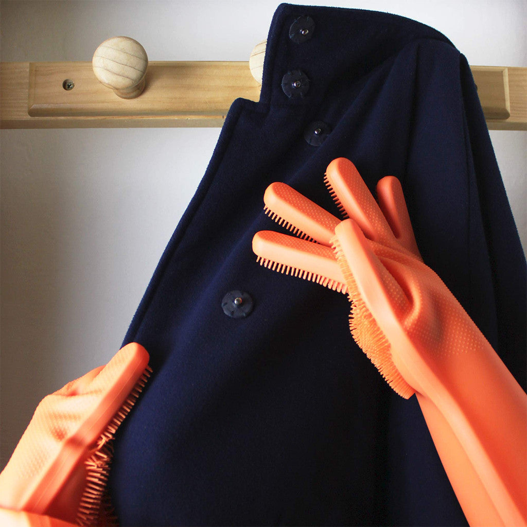Рукавички для кухні Kitchen Gloves, Помаранчеві / Силіконові рукавички для миття посуду