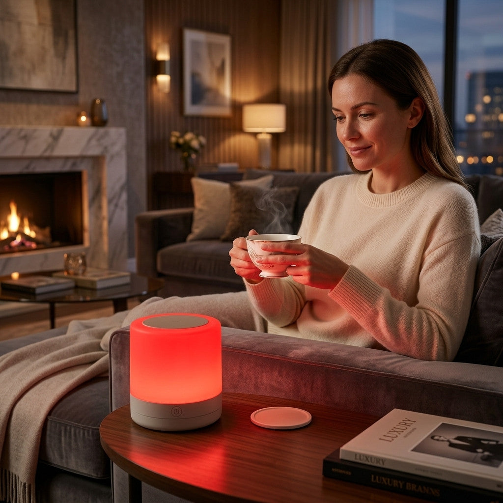 Настільна LED лампа нічник, з пультом, 5В, Mini touch lamp, Білий / Світильник-нічник / Акумуляторний нічник