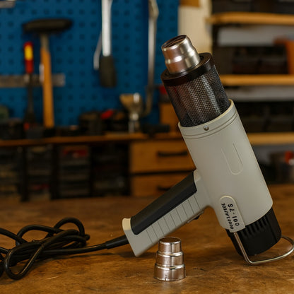 Будівельний фен 2000 Вт, 550°С, 230В, CJ-160 , Сірий / Термофен / Фен промисловий / Фен технічний