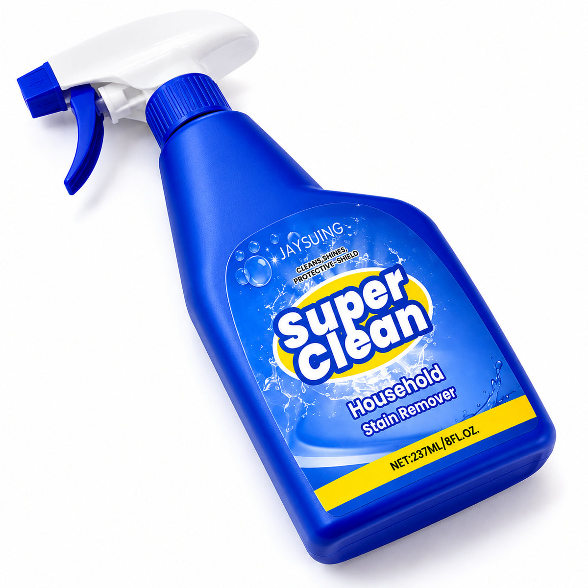 Універсальний миючий засіб для плитки та кахлю 237 мл, Jaysuing Super Clean, Синій / Спрей очисник швів, підлоги, ванної