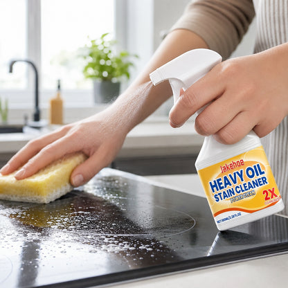 Спрей Антижир 100 мл, Jakehoe Heavy Oil Stain Cleaner, Білий / Очисник для кухні / Миючий засіб для прибирання від жиру та нагару
