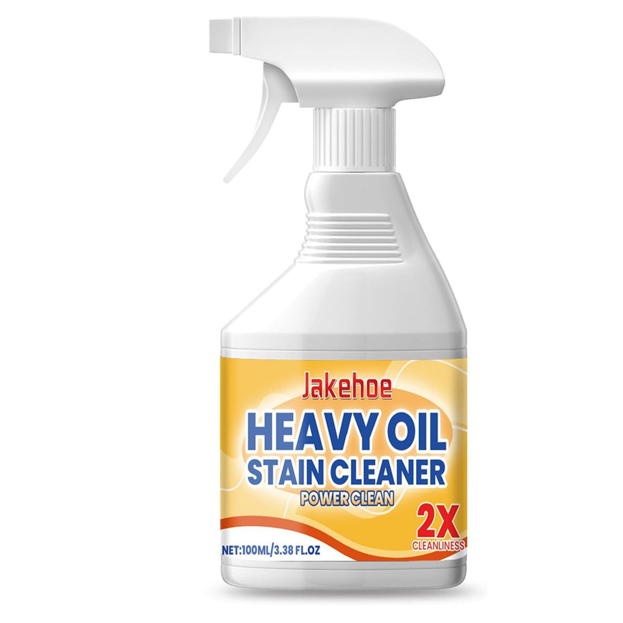 Спрей Антижир 100 мл, Jakehoe Heavy Oil Stain Cleaner, Білий / Очисник для кухні / Миючий засіб для прибирання від жиру та нагару
