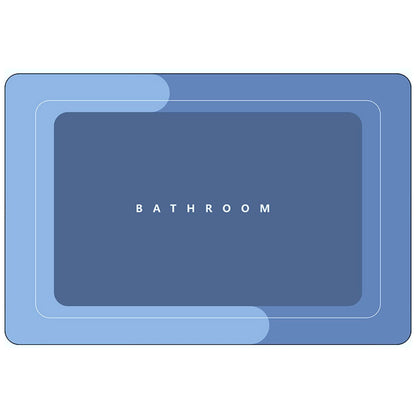 Водопоглинаючий килимок для ванної 79х47 см, BATHROOM, / Антиковзний килимок у ванну