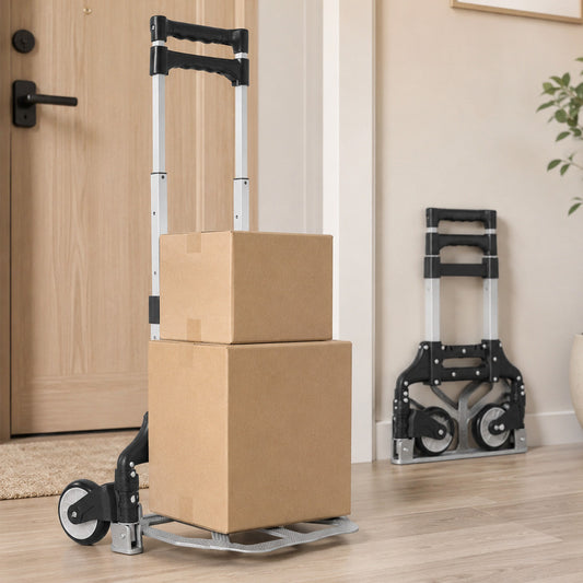 Складаний візок на коліщатках до 75кг з регулюванням висоти, Folding Hand Truck / Візок для продуктів