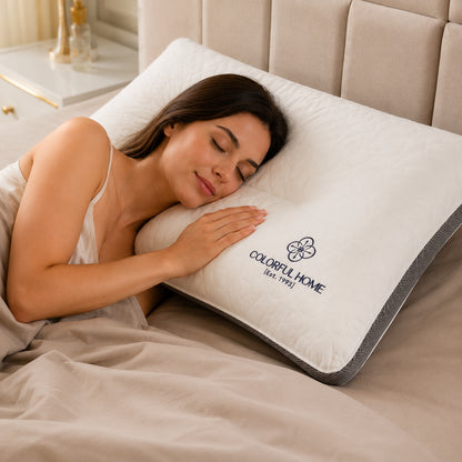 Подушка ортопедична гіпоалергенна Pillow Eco 74x48см, Colorful Home, Білий / Ортопедична подушка / Гіпоалергенна подушка