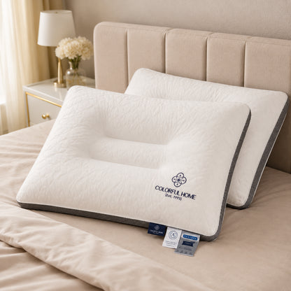 Подушка ортопедична гіпоалергенна Pillow Eco 74x48см, Colorful Home, Білий / Ортопедична подушка / Гіпоалергенна подушка