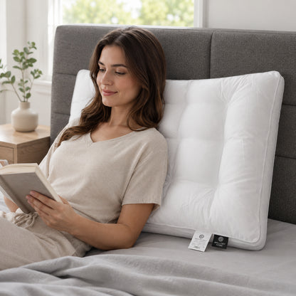 Подушка анатомічна 70х50 см, Cloud Contour, Melloory Home, Білий / Ортопедична подушка / Подушка для сну