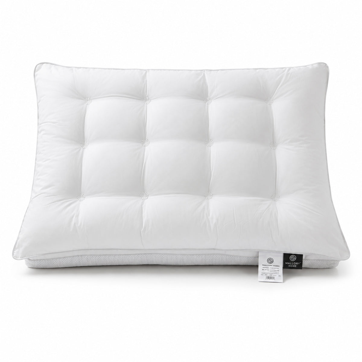 Подушка анатомічна 70х50 см, Cloud Contour, Melloory Home, Білий / Ортопедична подушка / Подушка для сну